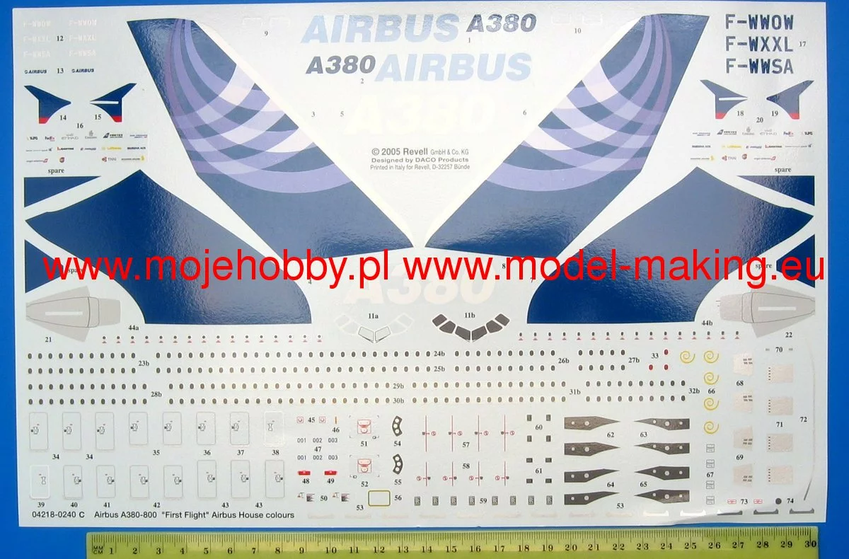 Revell 04218 Airbus A380 First Livery 10 Revell 04218 Airbus A380 First Livery - Image 10