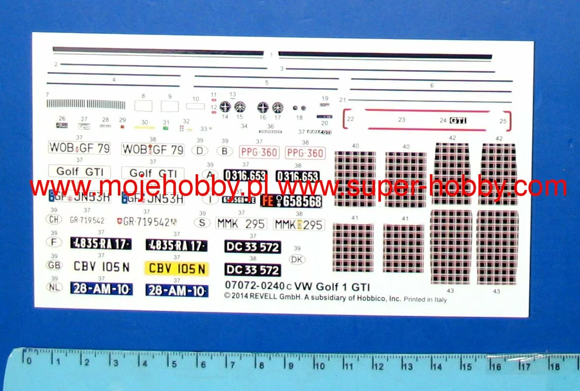 Revell 67072 Model Set VW Golf 1 GTI 6 Revell 67072 Model Set VW Golf 1 GTI - Image 6