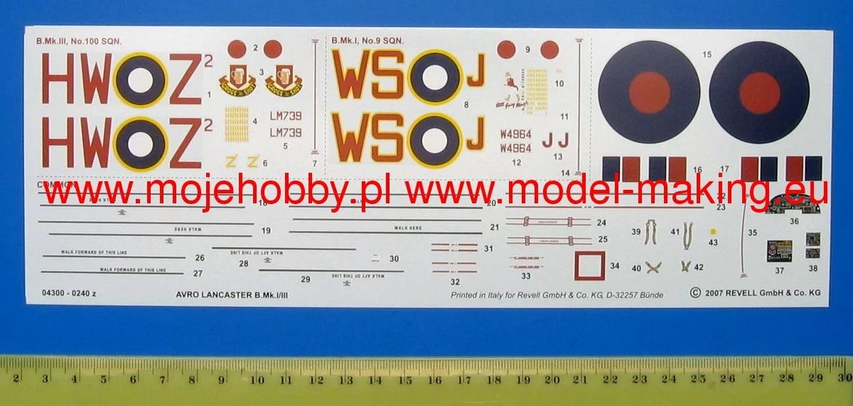 Revell 04300 Avro Lancaster Mk.I/III 4 Revell 04300 Avro Lancaster Mk.I/III - Image 4