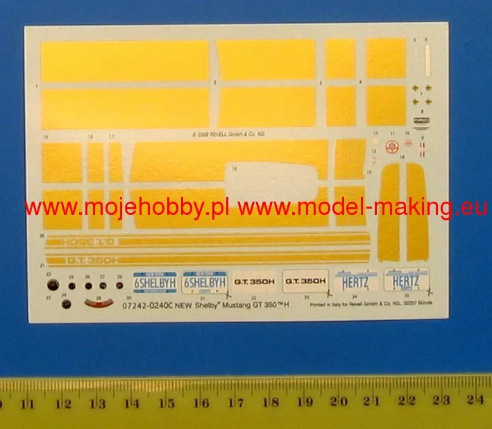 Revell 07242 Shelby Mustang GT 350 H 2 Revell 07242 Shelby Mustang GT 350 H - Image 2
