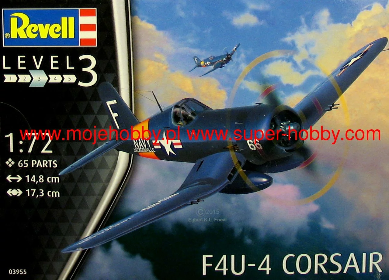 Revell 03955 F4U-4 Corsair 8 Revell 03955 F4U-4 Corsair - Image 8
