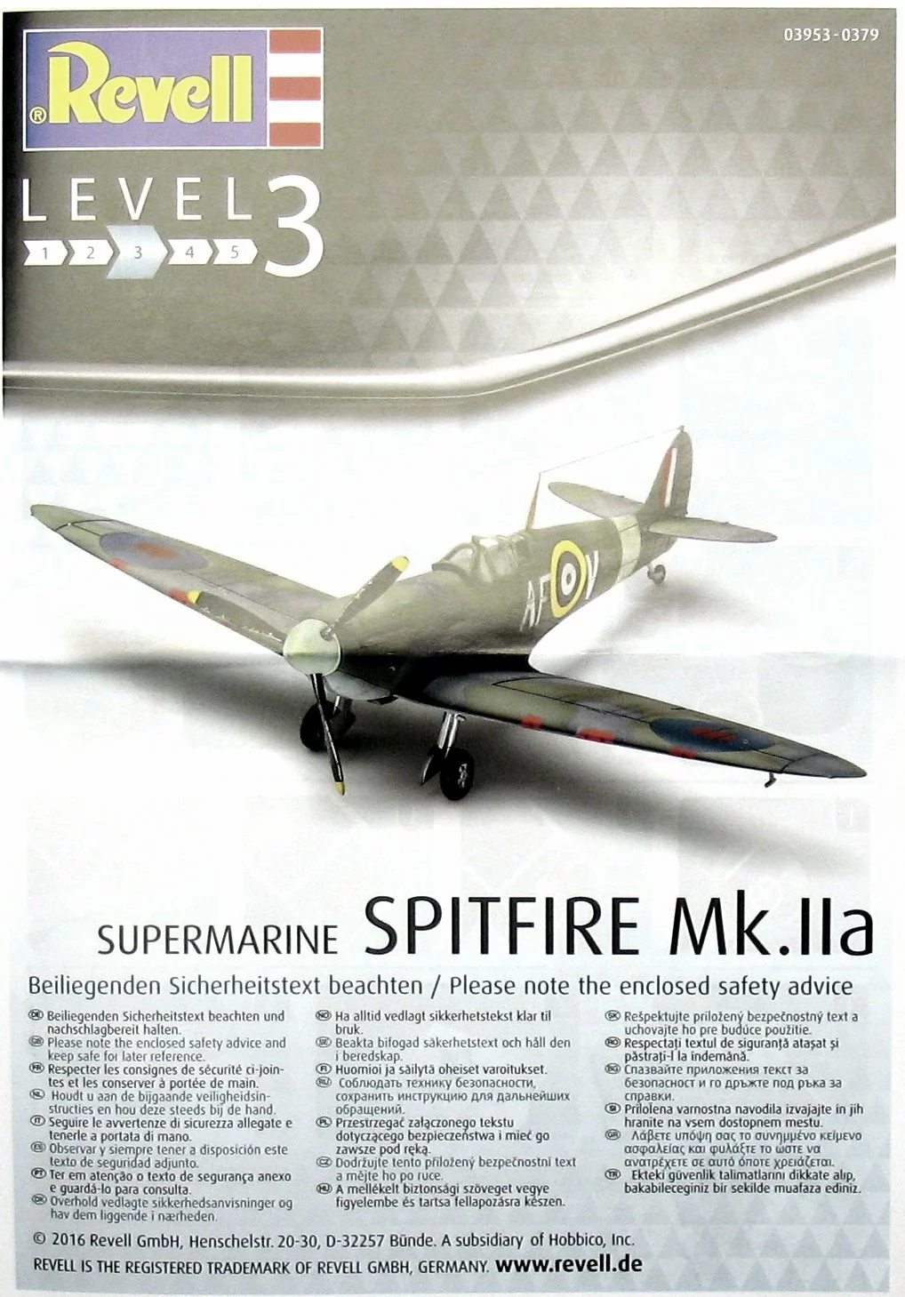Revell 03953 Spitfire Mk.IIa 8 Revell 03953 Spitfire Mk.IIa - Image 8