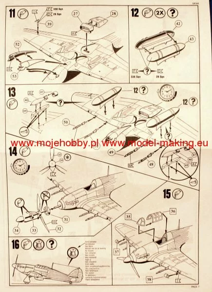 Revell 64144 Hawker Hurricane Mk.II (model Set) 9 Revell 64144 Hawker Hurricane Mk.II (model Set) - Image 9