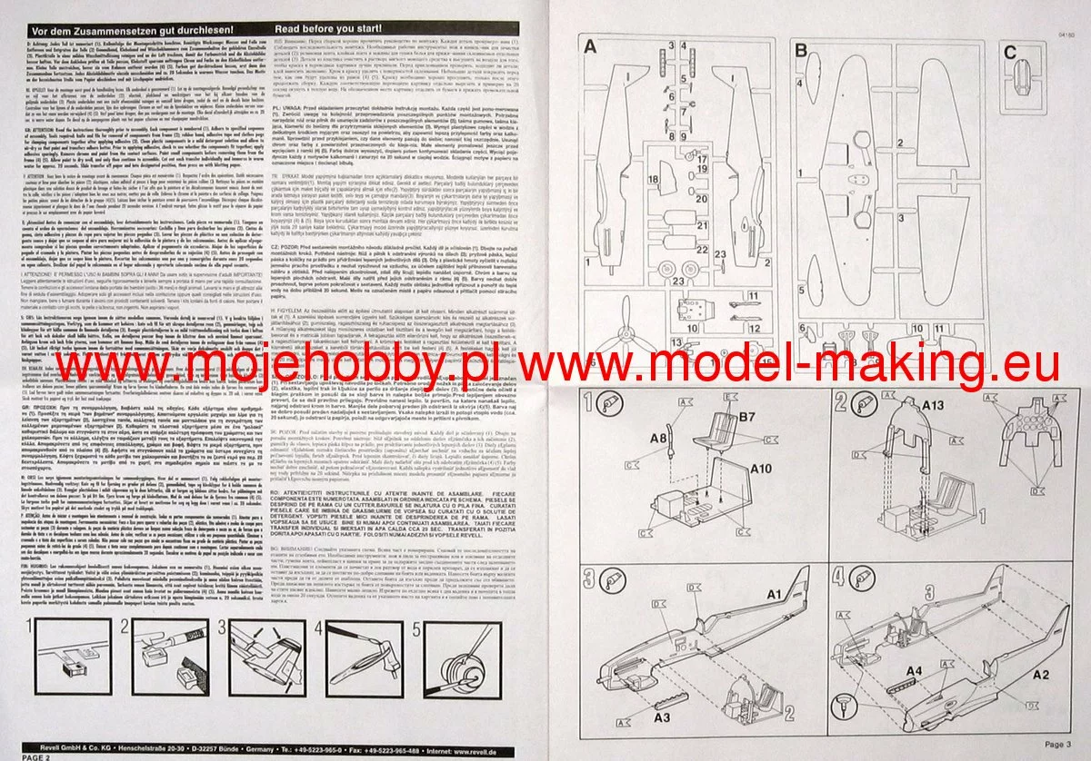 Revell 64160 Messerschmitt Bf-109 (model Set) 7 Revell 64160 Messerschmitt Bf-109 (model Set) - Image 7