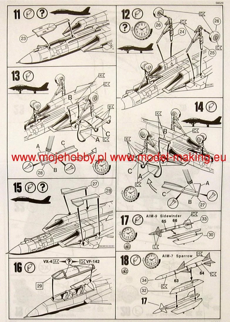 Revell 64029 Grumman F-14A Black Tomcat (model Set) 10 Revell 64029 Grumman F-14A Black Tomcat (model Set) - Image 10