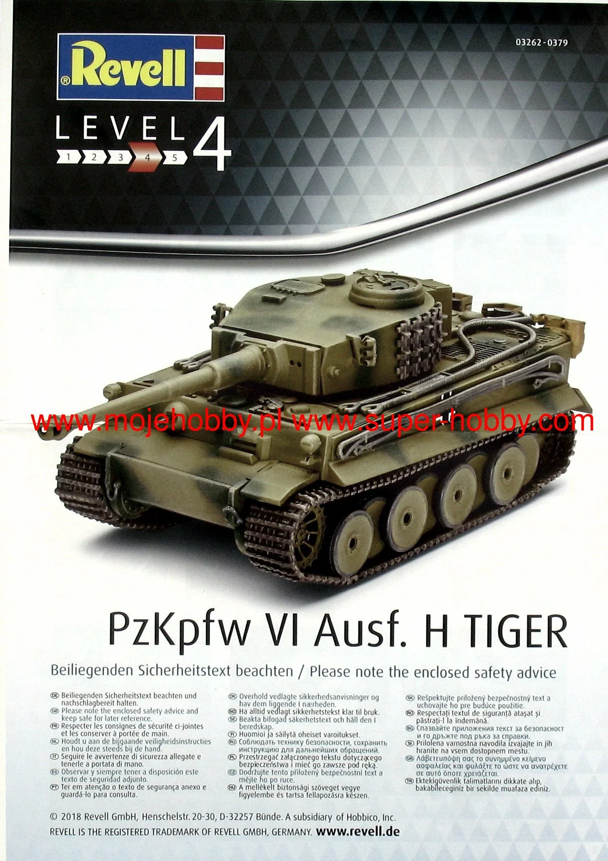 Revell 03262 PzKpfw VI Ausf. H TIGER 8 Revell 03262 PzKpfw VI Ausf. H TIGER - Image 8
