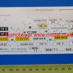 Revell 67399 Volkswagen T1 SAMBA BUS (Model Set) 15 Revell 67399 Volkswagen T1 SAMBA BUS (Model Set) -Revell 23996 1 rev7399 1