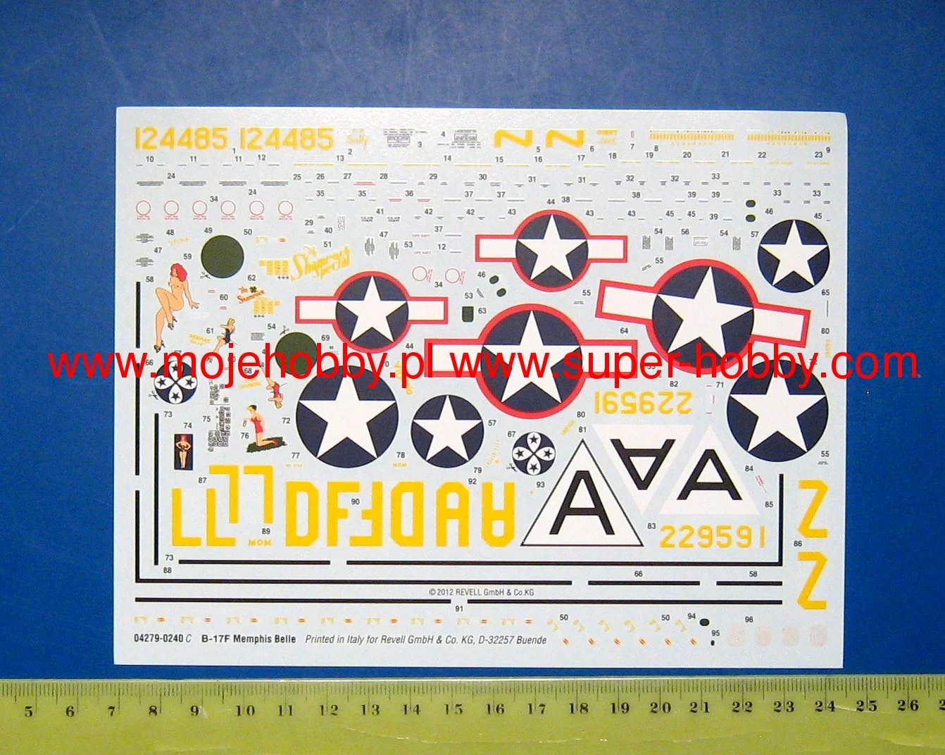 Revell 04279 B-17F Memphis Belle 10 Revell 04279 B-17F Memphis Belle - Image 10