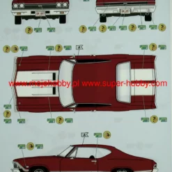 Revell 07662 1968 Chevy Chevelle -Revell 28081 2 rev07662 10