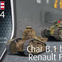 Revell 03278 Char B.1 Bis + Renault FT.17