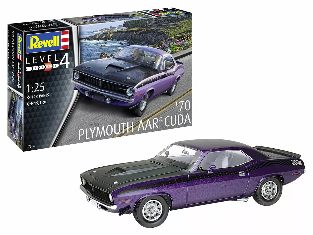 Revell 07664 '70 Plymouth AAR Cuda 1 Revell 07664 '70 Plymouth AAR Cuda