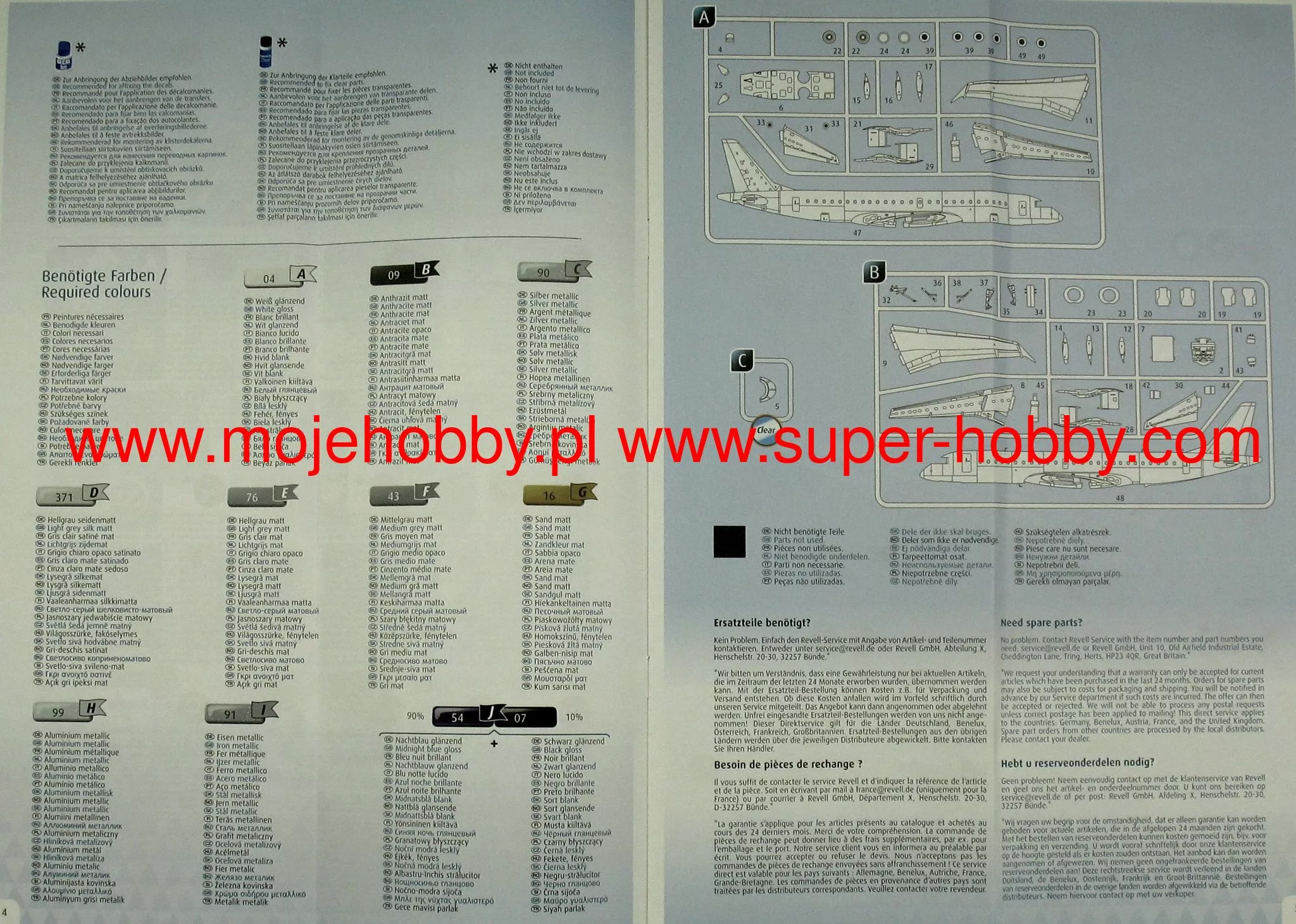 Revell 03883 Embraer 190 Lufthansa "New Livery" 9 Revell 03883 Embraer 190 Lufthansa "New Livery" - Image 9