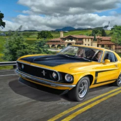 Revell 07025 '69 Ford Mustang Boss 302 -Revell 31706 07025 6