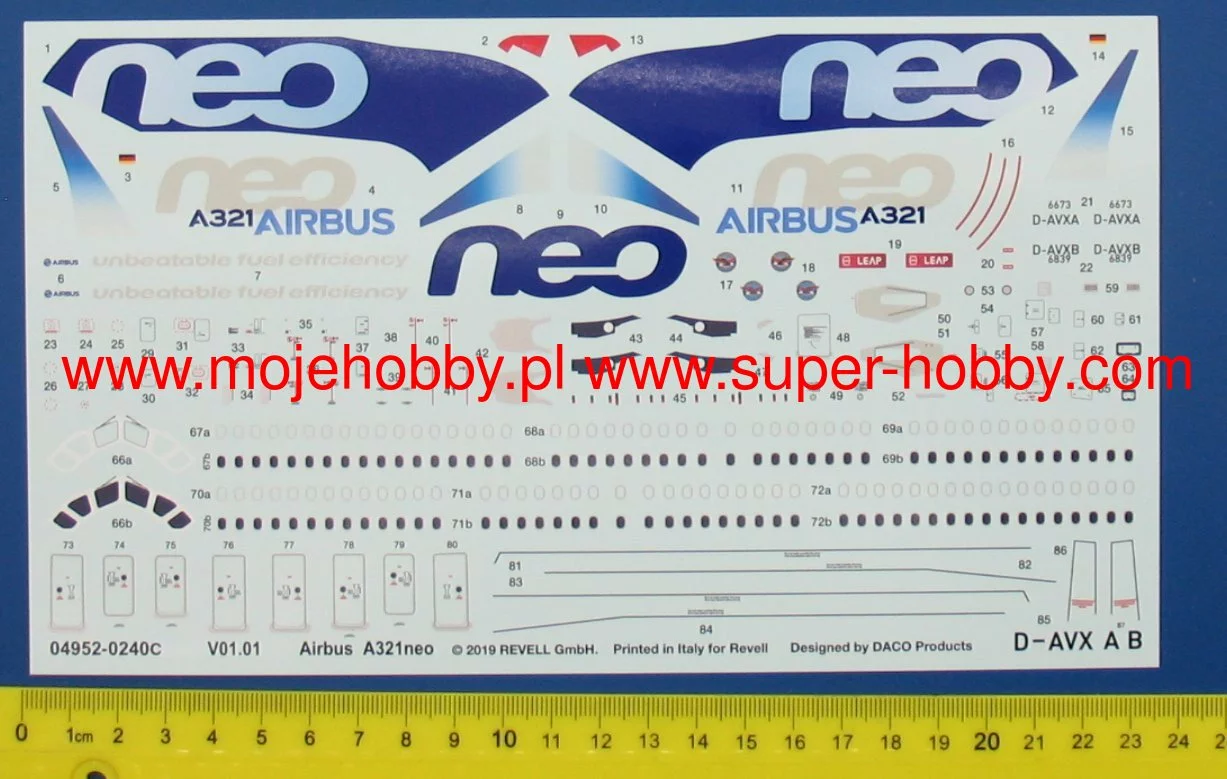 Revell 04952 Airbus A321 Neo 3 Revell 04952 Airbus A321 Neo - Image 3