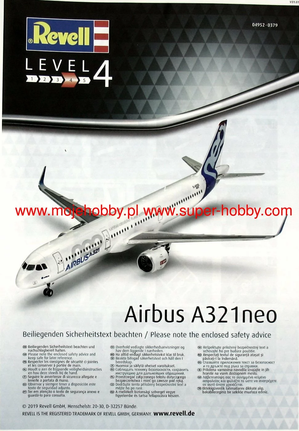 Revell 04952 Airbus A321 Neo 6 Revell 04952 Airbus A321 Neo - Image 6