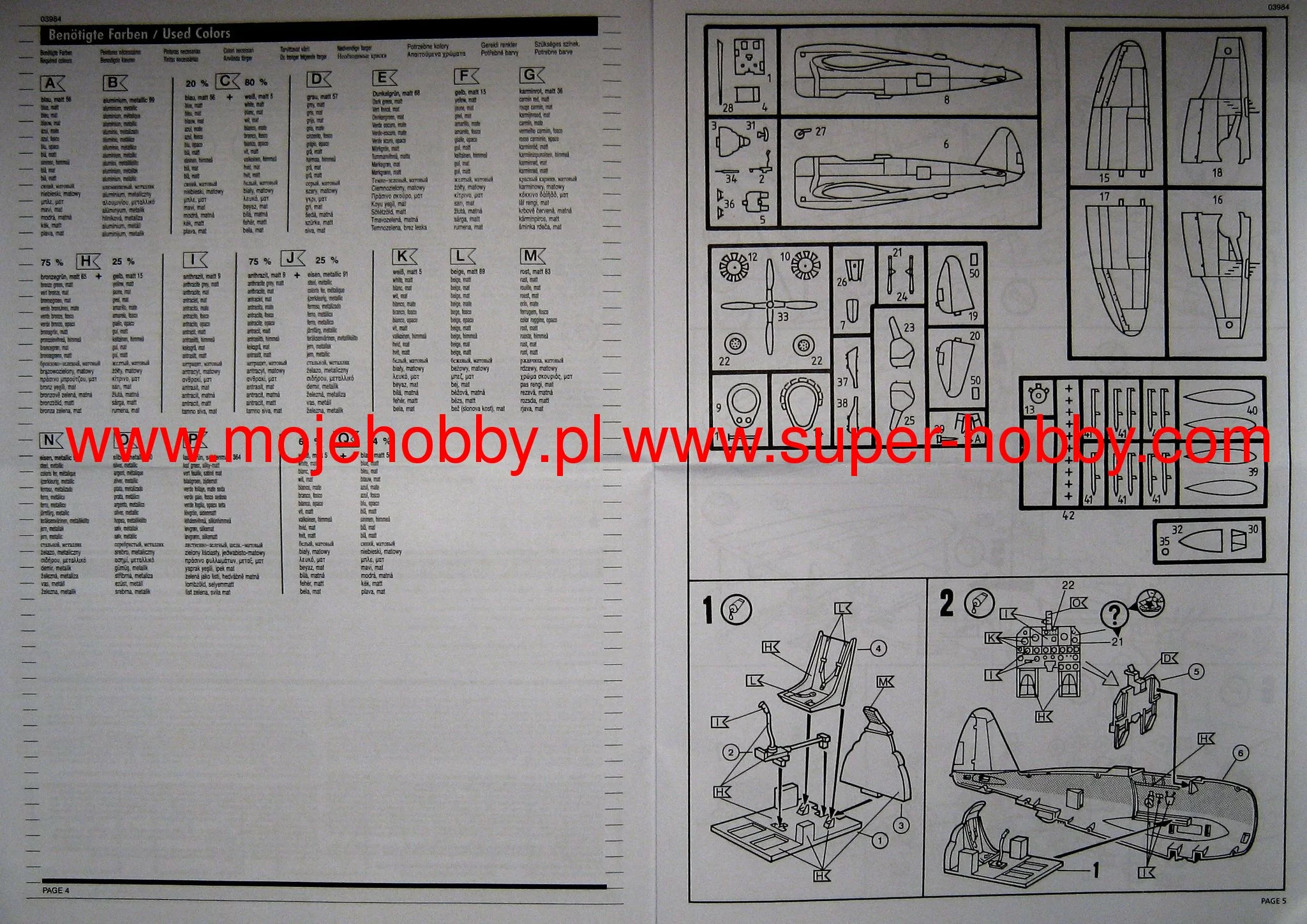 Revell 03984 P-47 M Thunderbolt 6 Revell 03984 P-47 M Thunderbolt - Image 6