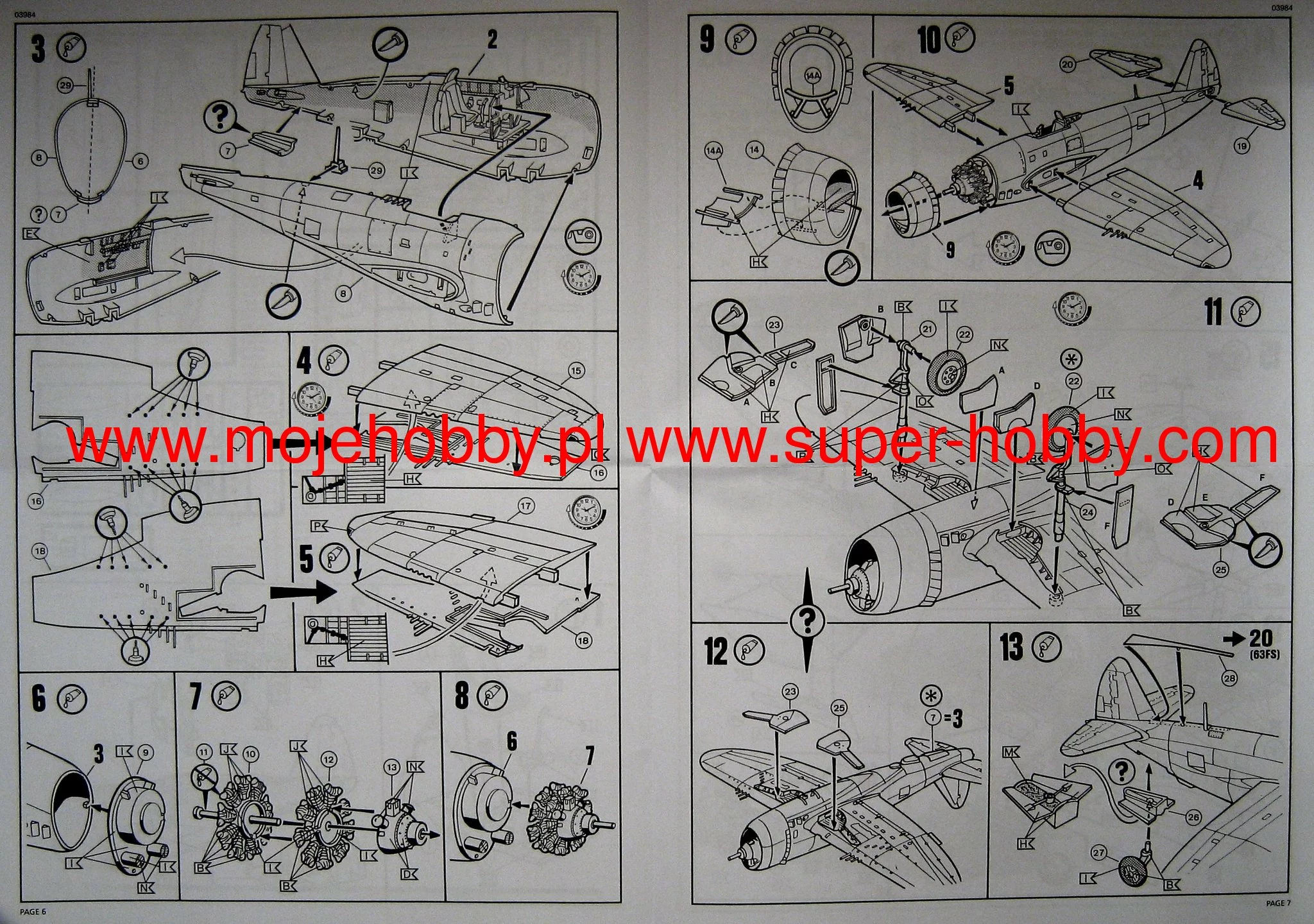 Revell 03984 P-47 M Thunderbolt 7 Revell 03984 P-47 M Thunderbolt - Image 7