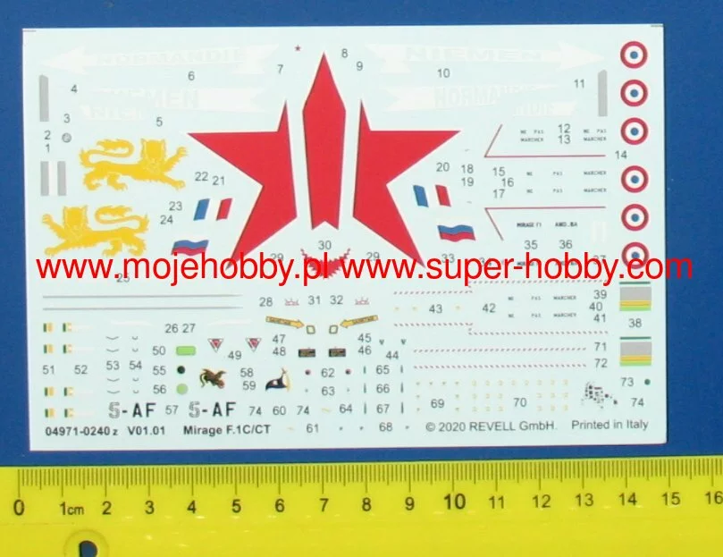 Revell 04971 Dassault Mirage F.1C/CT 8 Revell 04971 Dassault Mirage F.1C/CT - Image 8