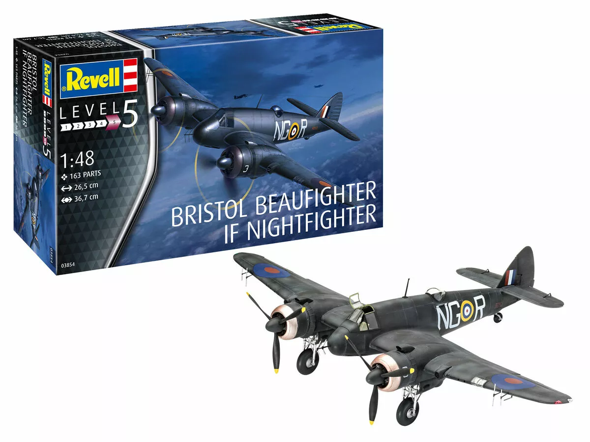Revell 03854 Bristol Beaufighter IF Nightfighter 1 Revell 03854 Bristol Beaufighter IF Nightfighter