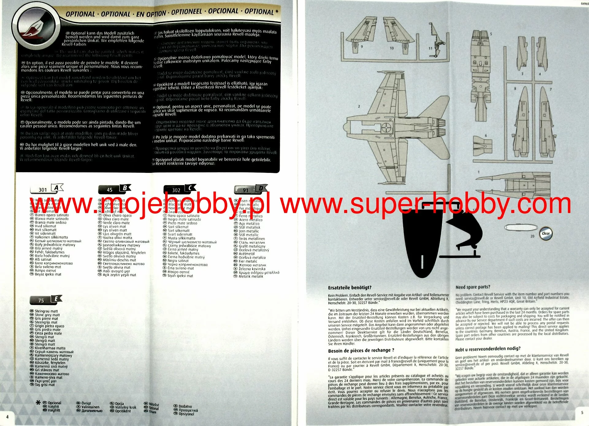 Revell 04965 Maverick's F/A-18 Hornet ‘Top Gun: Maverick’ Easy-click System 10 Revell 04965 Maverick's F/A-18 Hornet ‘Top Gun: Maverick’ Easy-click System - Image 10