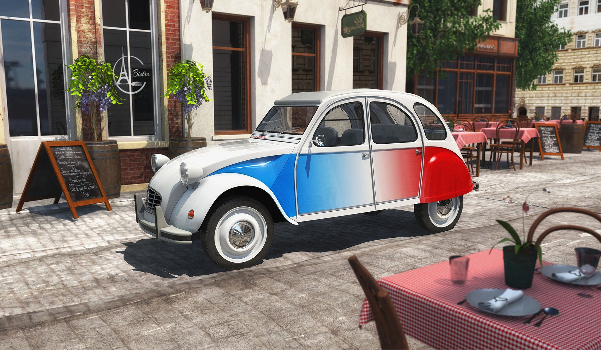 Revell 67653 Citroën 2 CV Cocorico - Model Set 7 Revell 67653 Citroën 2 CV Cocorico - Model Set - Image 7