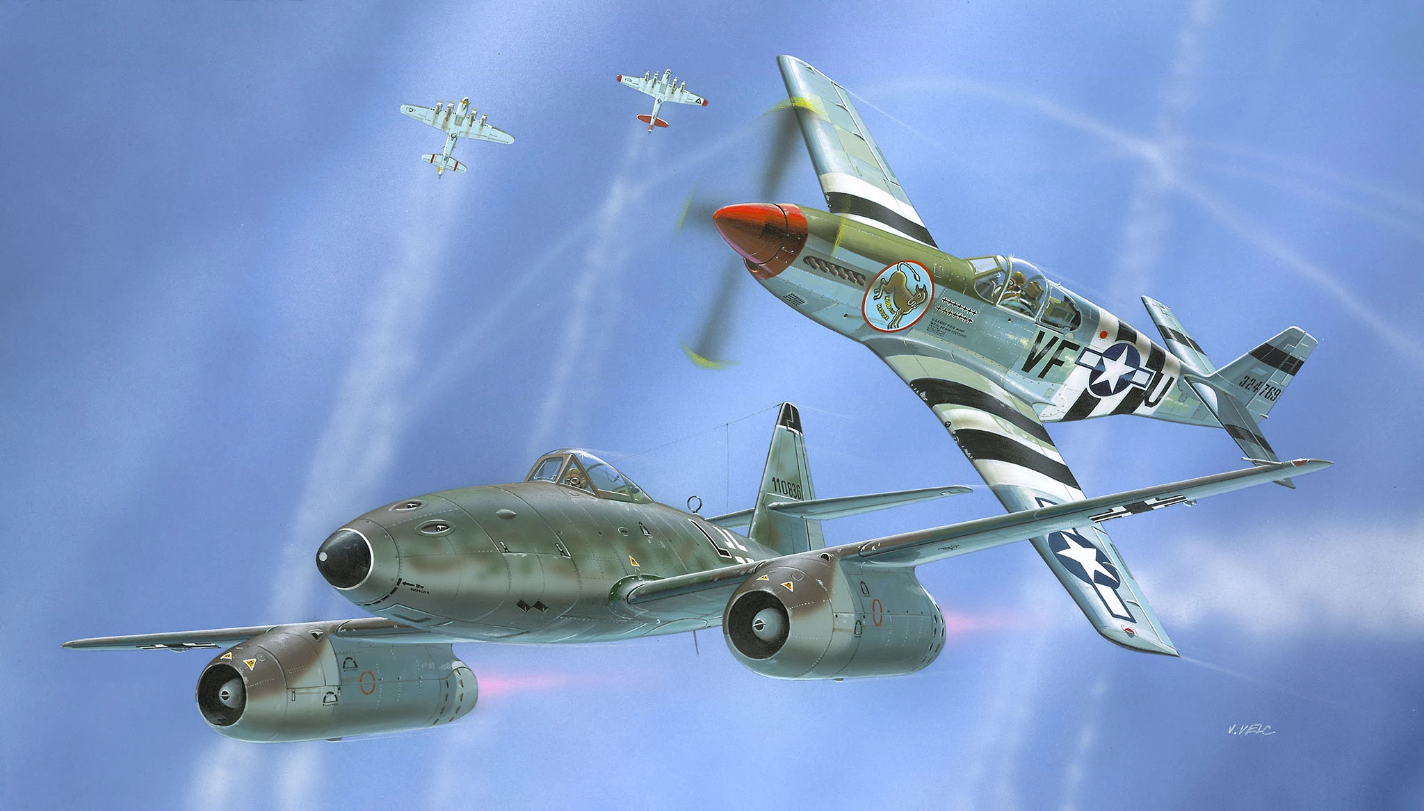 Revell 03711 Me262 & P-51B - Combat Set 6 Revell 03711 Me262 & P-51B - Combat Set - Image 6