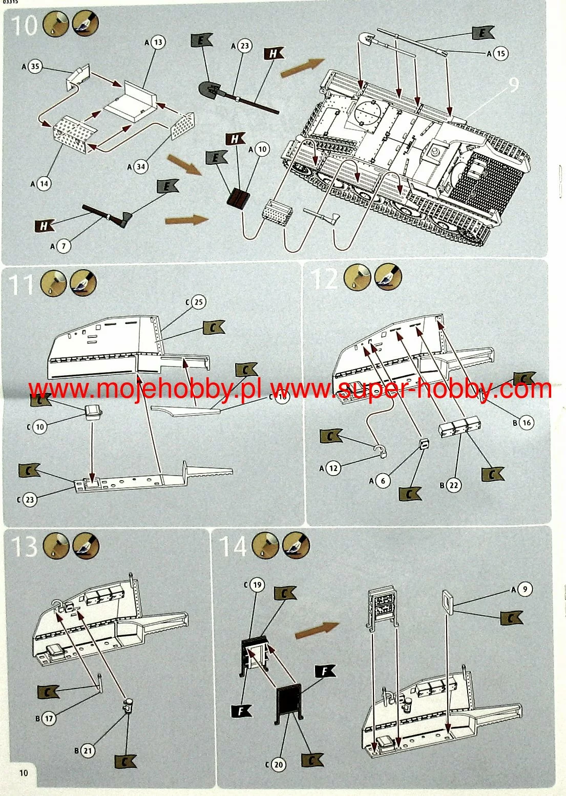 Revell 03315 Sturmpanzer 38(t) Grille Ausf. M 9 Revell 03315 Sturmpanzer 38(t) Grille Ausf. M - Image 9