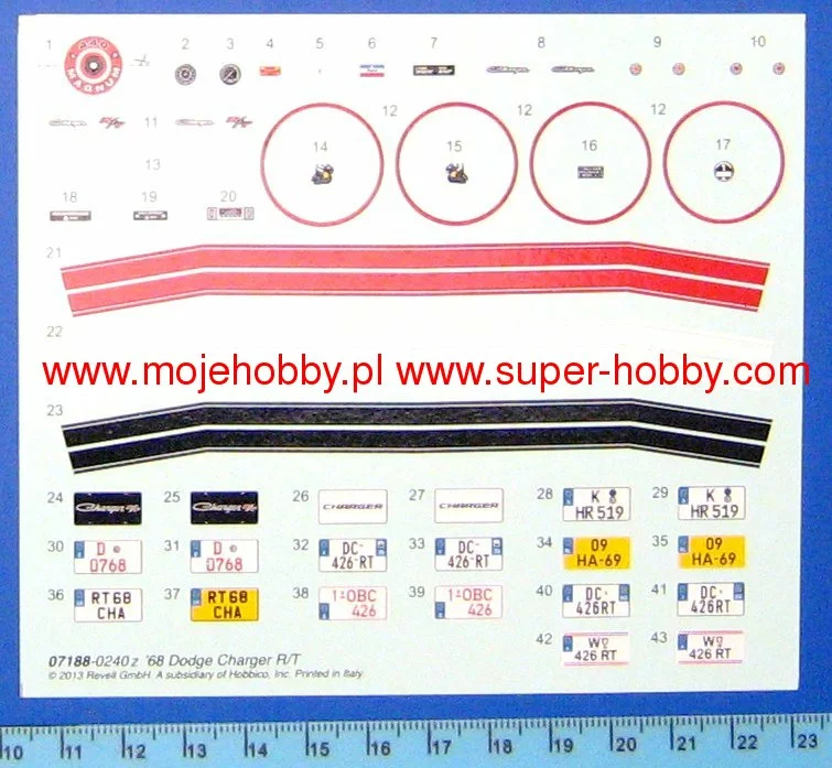 Revell 07188 1968 Dodge Charger (2in1) 2 Revell 07188 1968 Dodge Charger (2in1) - Image 2