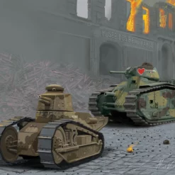 Revell 03278 Char B.1 Bis + Renault FT.17 -Revell 40674 03278 i02 char b1 bis u renault ft17