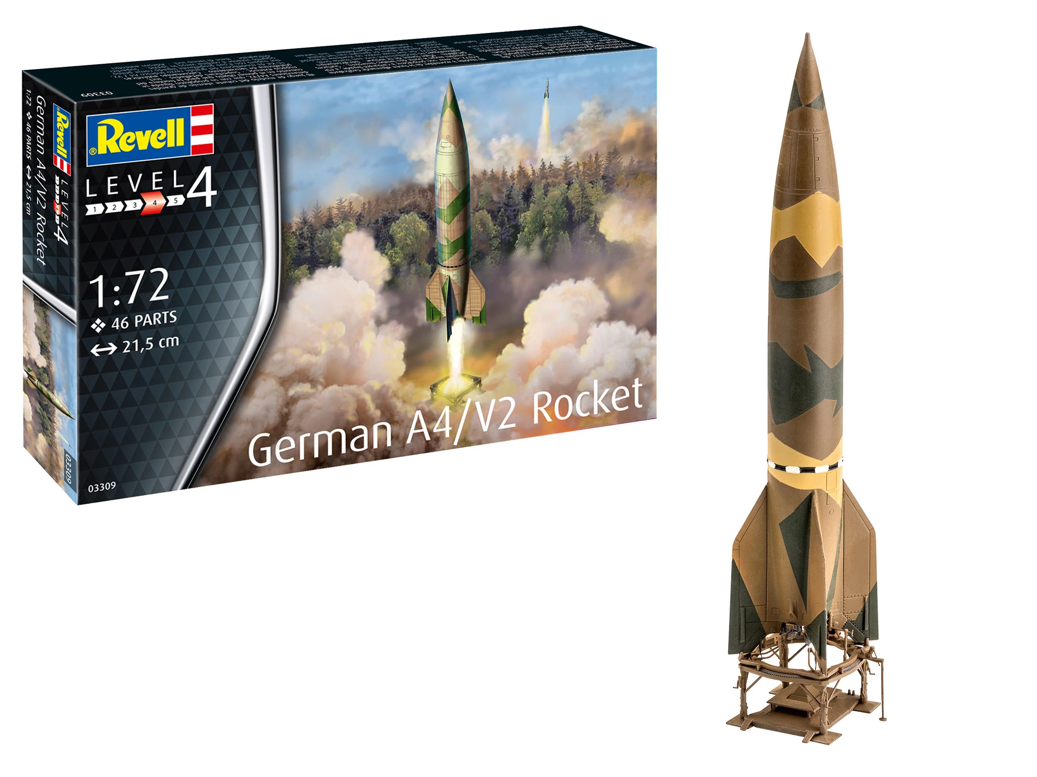 Revell 03309 German A4/V2 Rocket 4 Revell 03309 German A4/V2 Rocket - Image 4