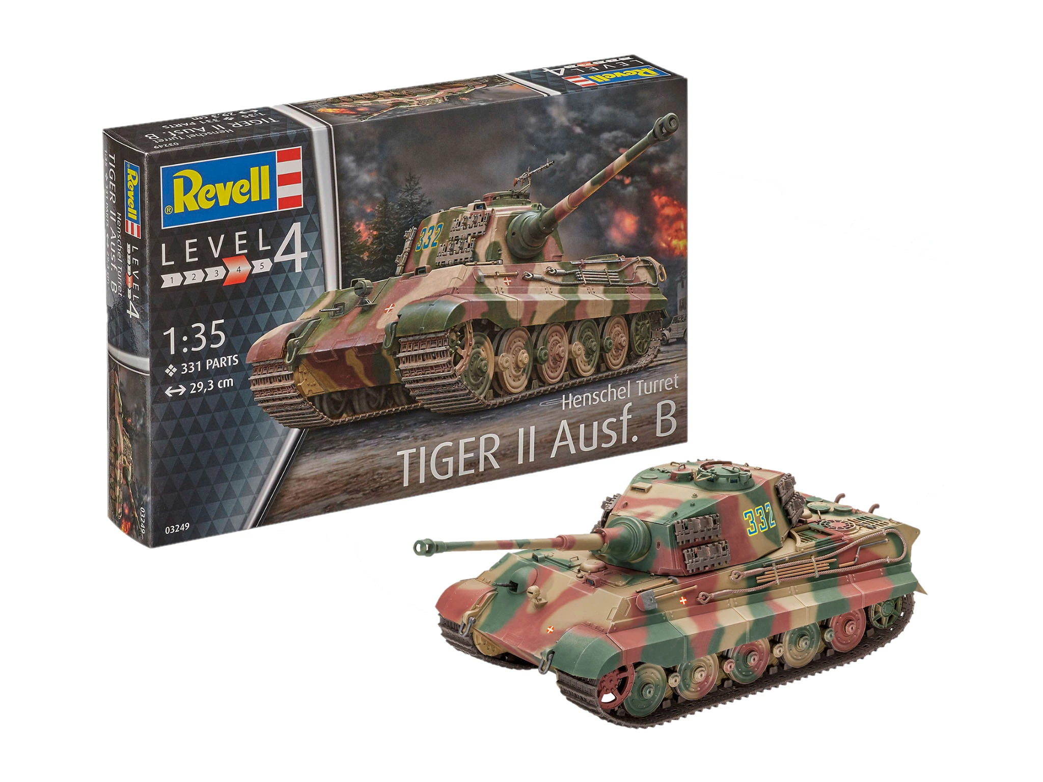 Revell 03249 Henschel Turret Tiger II 7 Revell 03249 Henschel Turret Tiger II - Image 7