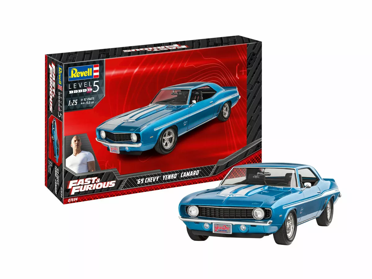 Revell 67694 Fast & Furious 1969 Chevy Camaro Yenko - Model Set 1 Revell 67694 Fast & Furious 1969 Chevy Camaro Yenko - Model Set