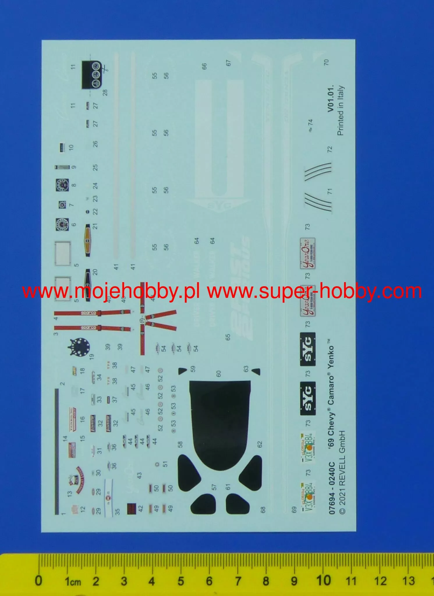 Revell 67694 Fast & Furious 1969 Chevy Camaro Yenko - Model Set 7 Revell 67694 Fast & Furious 1969 Chevy Camaro Yenko - Model Set - Image 7