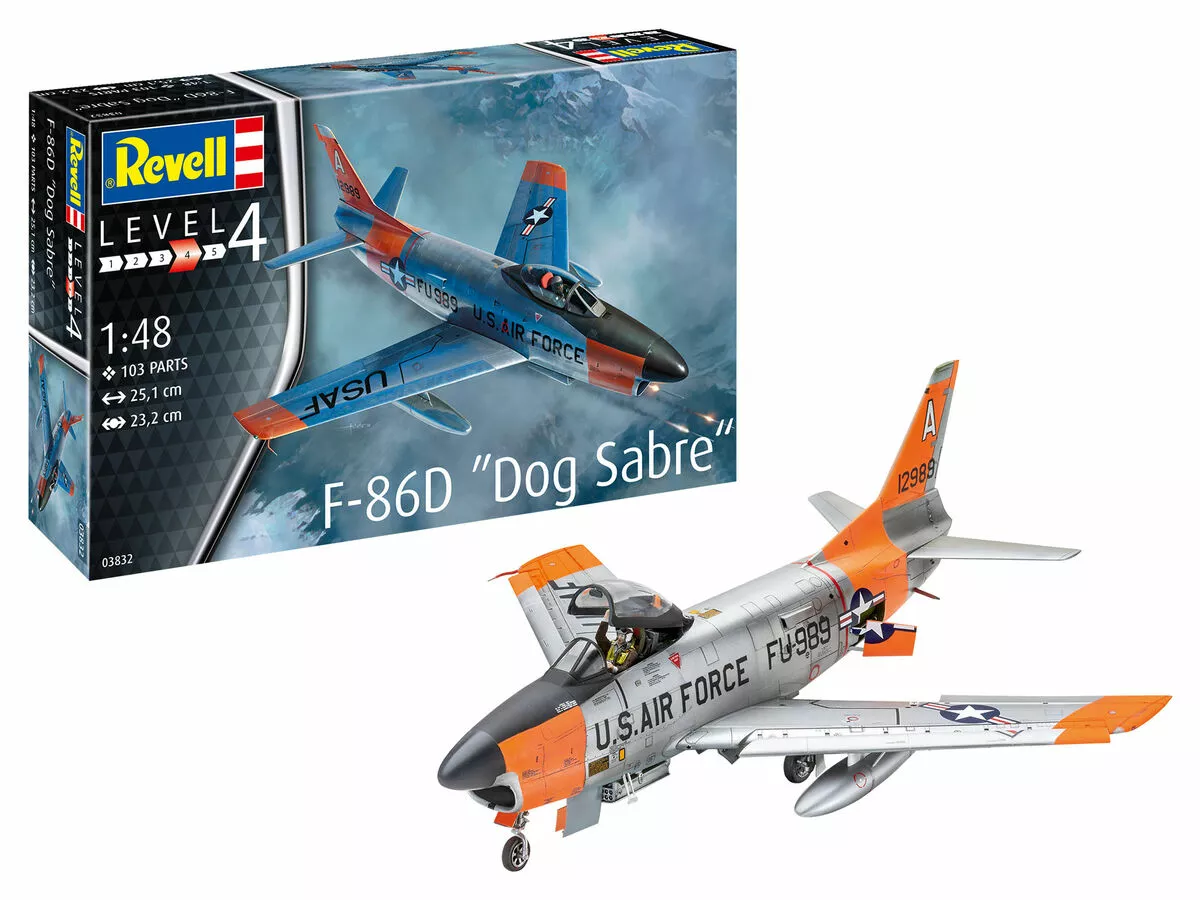 Revell 63832 F-86D "Dog Sabre" - Model Set 1 Revell 63832 F-86D "Dog Sabre" - Model Set