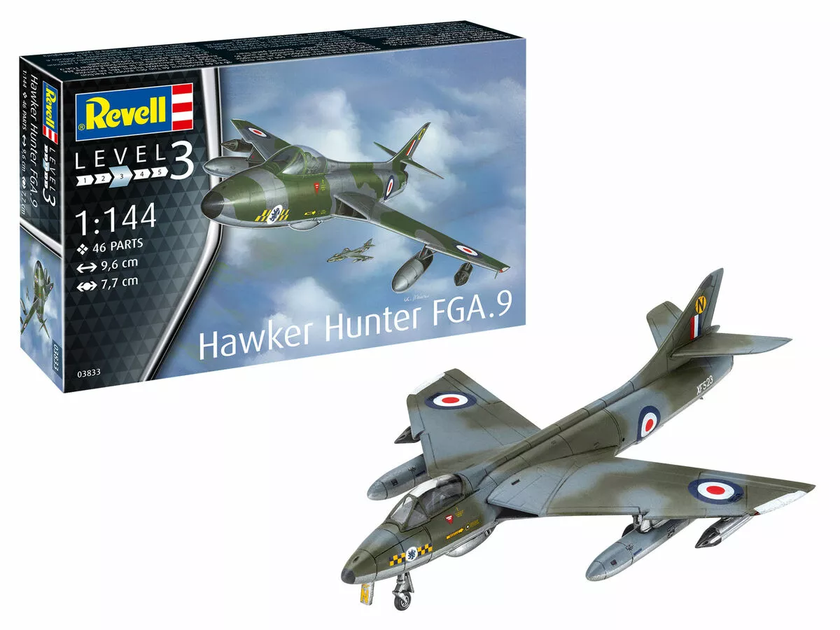 Revell 63833 Hawker Hunter FGA.9 - Model Set 1 Revell 63833 Hawker Hunter FGA.9 - Model Set