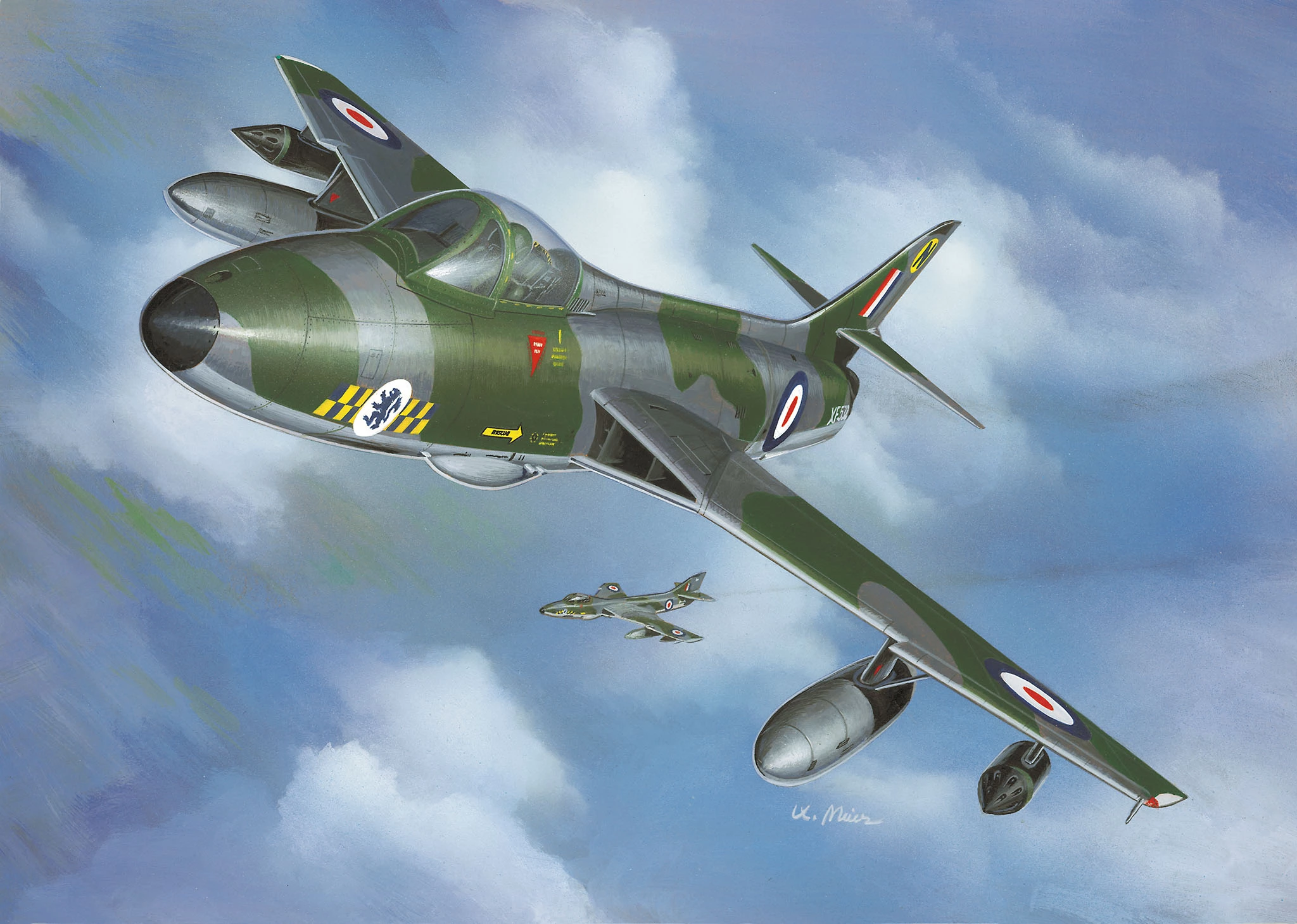 Revell 63833 Hawker Hunter FGA.9 - Model Set 2 Revell 63833 Hawker Hunter FGA.9 - Model Set - Image 2