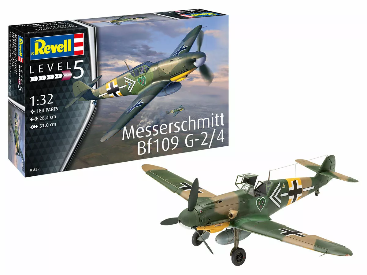 Revell 03829 Messerschmitt Bf109G-2/4 1 Revell 03829 Messerschmitt Bf109G-2/4