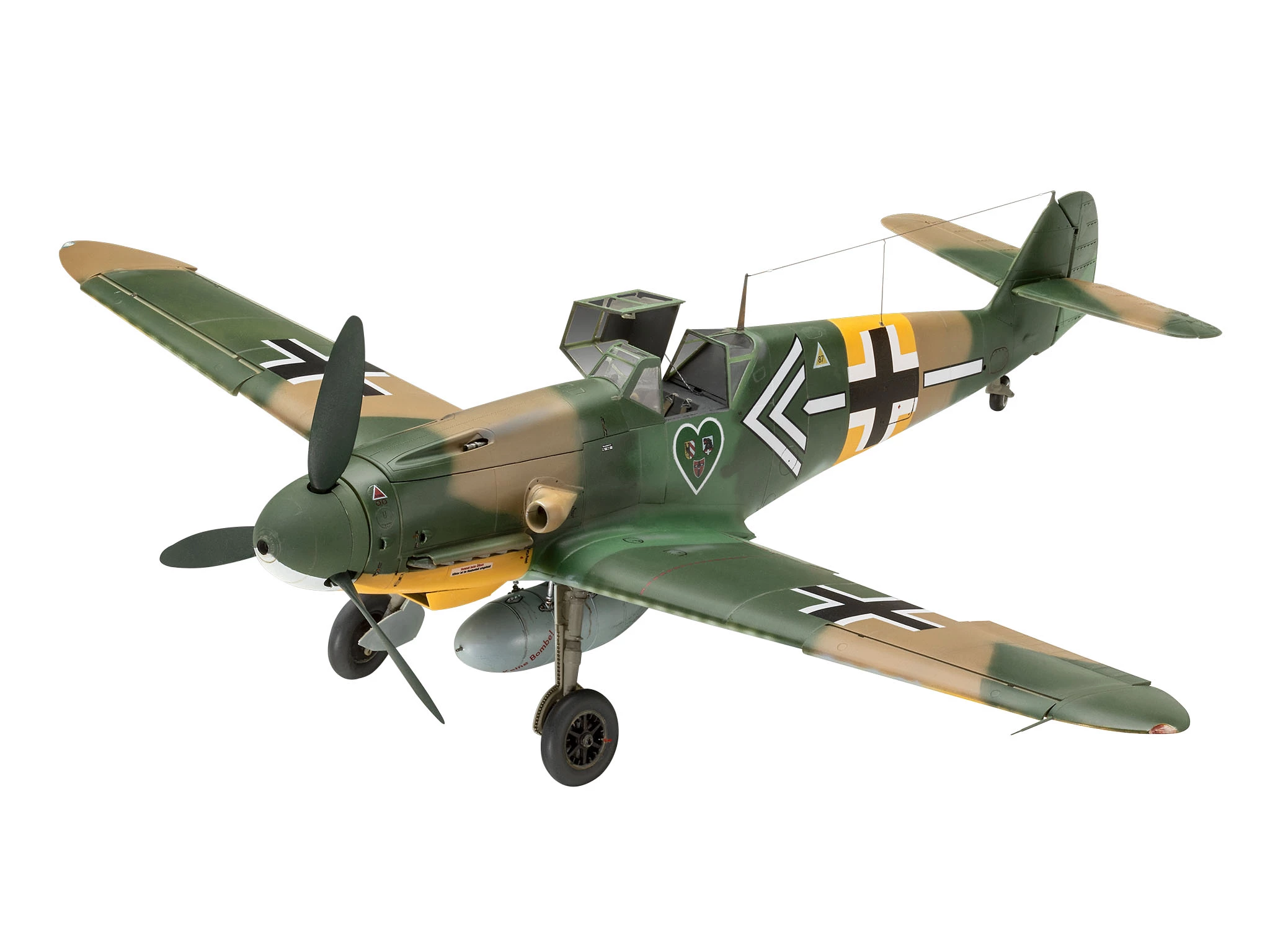 Revell 03829 Messerschmitt Bf109G-2/4 2 Revell 03829 Messerschmitt Bf109G-2/4 - Image 2