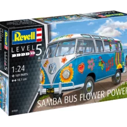 Revell 07050 VW T1 Samba Bus Flower Power -Revell 48314 07050 kpw samba t1 flower power