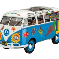 Revell 07050 VW T1 Samba Bus Flower Power -Revell 48314 07050 smpw samba t1 flower power