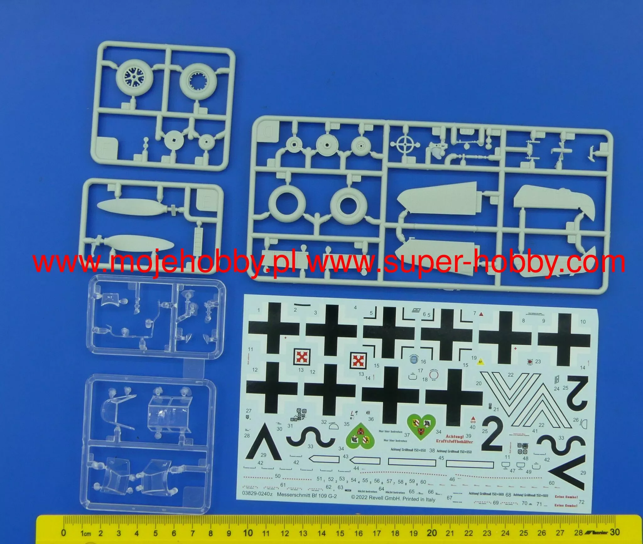 Revell 03829 Messerschmitt Bf109G-2/4 8 Revell 03829 Messerschmitt Bf109G-2/4 - Image 8