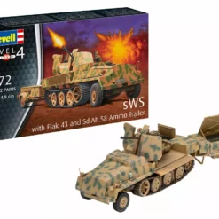 Revell 03293 SWS Mit Flak-Aufbau Als Sfl. Mit 3,7cm Flak 43