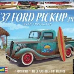 RMX4516 - 1/25 37 Ford Pickup 2n1 W/Surfboard By REVELL/MONOGRAM @ Great Hobbies