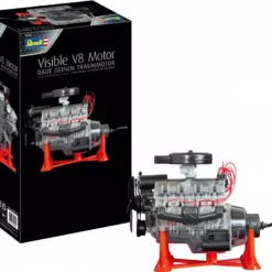 RVG0460 - 1/4 Visible V-8 Engine By REVELL GERMANY @ Great Hobbies