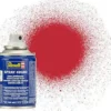 RVG34136 - Aqua Color Acrylic Spray 100ml Matt Carmin Red By REVELL GERMANY @ Great Hobbies