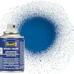 RVG34152 - Aqua Color Acrylic Spray 100ml Gloss Blue By REVELL GERMANY @ Great Hobbies