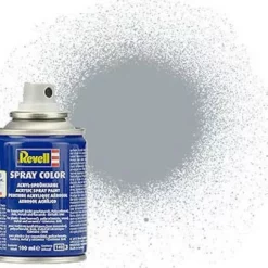 RVG34190 - Aqua Color Acrylic Spray 100ml Metallic Silver By REVELL GERMANY @ Great Hobbies