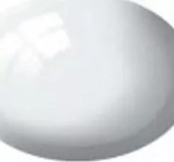 RVG36104 - Aqua Color Acrylic 18ml Gloss White By REVELL GERMANY @ Great Hobbies