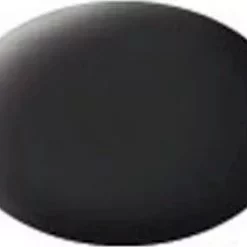 RVG36106 - Aqua Color Acrylic 18ml Matt Tar Black By REVELL GERMANY @ Great Hobbies