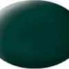 RVG36140 - Aqua Color Acrylic 18ml Matt Black-Green By REVELL GERMANY @ Great Hobbies